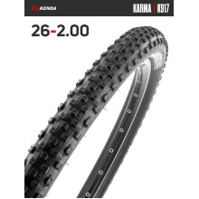 Покрышка велосипедная KENDA KARMA K917 26x2,00 (50-559) Покрышка велосипедная KENDA KARMA K917 26x2,00 (50-559)