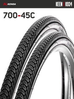 Комплект 2 шт. - Покрышка велосипедная KENDA KEEN K934 700x45С (47-622)