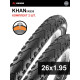 ПРОВ.Комплект 2 шт. - Покрышка велосипедная KENDA KHAN K935 26x1,95 (50-559), антипрокольная