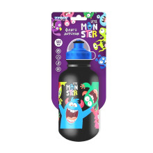 Фляга велосипедная TRIX Monster, 0,5л, пластик, черная