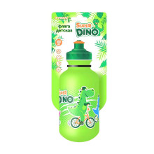 Фляга велосипедная TRIX Dino, 0,5л, пластик, зеленая