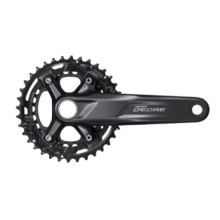 Система SHIMANO DEORE M5100-2 для CL:48,8мм, 2x11 передач, 36-26T, каретки 170мм, интегрированный вал, без каретки Система SHIMANO DEORE M5100-2 для CL:48,8мм, 2x11 передач, 36-26T, каретки 170мм, интегрированный вал, без каретки