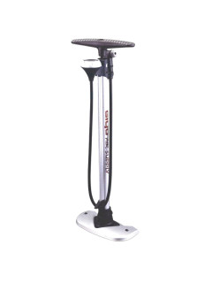 Насос велосипедный GIYO GF-54 напольный, сталь, реверс. головка, до 160PSI, с манометром
