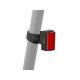 Фонарь велосипедный AUTHOR A-SQUARE задний, 7 режимов, 100лм, USB-аккум.