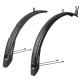 Крылья велосипедные POLISPORT EXPANDER раздвижные, для 26-29", с усами