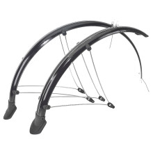 Крылья велосипедные MUD MAX FLEX, для 26", ширина 60мм, полноразмерные, черные Крылья велосипедные MUD MAX FLEX, для 26", ширина 60мм, полноразмерные, черные