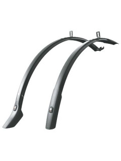 Крылья 0-10998 пластик SKS-10998, Velo42 Urban Set, 28" с усами, черные (Германия)