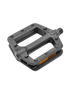 Педали велосипедные FEIMIN FP-803B, платформ., пластиковые, широкие, резьба 9/16"