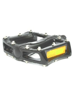 Педали велосипедные AUTHOR APD-427, платформ., алюм., 9/16", черные