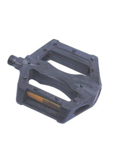 Педали велосипедные, платформ., пластиковые, резьба 1/2"