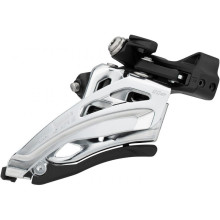 Переключатель передний SHIMANO DEORE M5100, 2х11 скоростей, верхняя тяга, хомут 34,9мм с переходником на 28,6-31,8мм