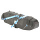 Сумка велосипедная M-WAVE Rough Ride Saddle, под седло, 11л., черная