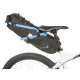 Сумка велосипедная M-WAVE Rough Ride Saddle, под седло, 11л., черная