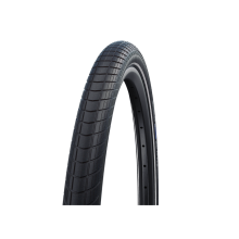 Покрышка велосипедная SCHWALBE BIG APPLE 26x2,15 (55-559), 67EPI, городской протектор, антипрокол., светоотр.