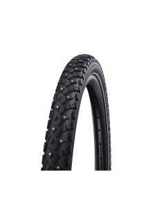 Покрышка велосипедная SCHWALBE WINTER 700x35C (35-622), 50EPI, зимняя шипованная, антипрокол., светоотр.