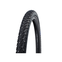 Покрышка велосипедная SCHWALBE MARATHON WINTER PLUS 26x1,75 (47-559), 67EPI, зимняя шипованная, антипрокол., светоотр. Покрышка велосипедная SCHWALBE MARATHON WINTER PLUS 26x1,75 (47-559), 67EPI, зимняя шипованная, антипрокол., светоотр.