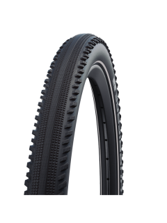 Покрышка велосипедная SCHWALBE HURRICANE 26x2,10 (54-554), 67EPI, полуслик протектор, антипрокол., светоотр.