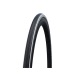 Покрышка велосипедная SCHWALBE LUGANO II 700x25C (25-622), 50EPI, слик протектор, антипрокол., черно-белая