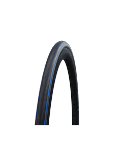 Покрышка велосипедная SCHWALBE LUGANO II 700x25C (25-622), 50EPI, слик протектор, антипрокол., черно-синяя