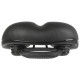 Седло велосипедное VELO ELASTO GRIP комфортное, 258х217мм., эластомер