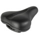 Седло велосипедное VENTURA ELASTOMER комфортное, 275х195мм., эластомер, с замком