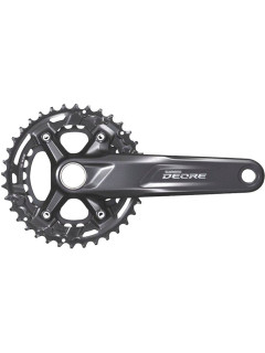 Система SHIMANO DEORE M4100-B2 для CL:51,8мм, 2x10 передач, 36-26T, шатуны 175мм, интегрированный вал, без каретки