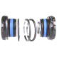 Каретка картриджная 5-359430 алюм. чашки 2герм. пром.подш.для SHIMANO HOLLOWTECH II, с адапт.90г M-WAVE