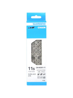 Цепь SHIMANO XTR/DURA-ACE HG901 (SM-CN901-11), 11 передач, 116 звеньев, с замком цепи