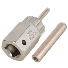 Съемник кассеты BIKEHAND YC-126-6A-10 профи, для втулок с вставной 10мм осью, под ключ на 24 или вороток на 1/2