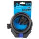 Замок велосипедный M-WAVE DS 12.18 тросовый, 12х1500мм