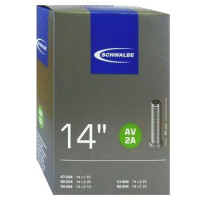 Камера велосипедная SCHWALBE AV2A 14", автониппель 40мм Камера велосипедная SCHWALBE AV2A 14", автониппель 40мм