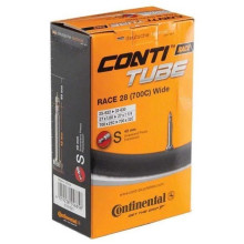 Камера велосипедная CONTINENTAL RACE WIDE 28/700x25-32C, спорт. ниппель 60мм Камера велосипедная CONTINENTAL RACE WIDE 28/700x25-32C, спорт. ниппель 60мм