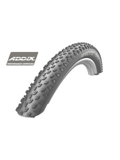 Покрышка велосипедная SCHWALBE RACING RAY 27,5x2,25 , 67EPI, грязевой протектор, бескамер., склад.