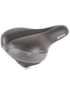 Седло велосипедное VELO TOUR AIR LASTOMER II комфортное, 275х212мм., эластомер/возд. амортиз.
