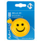 Звонок велосипедный M-WAVE BELLA 3D "SMILE", сталь/пластик, D55мм