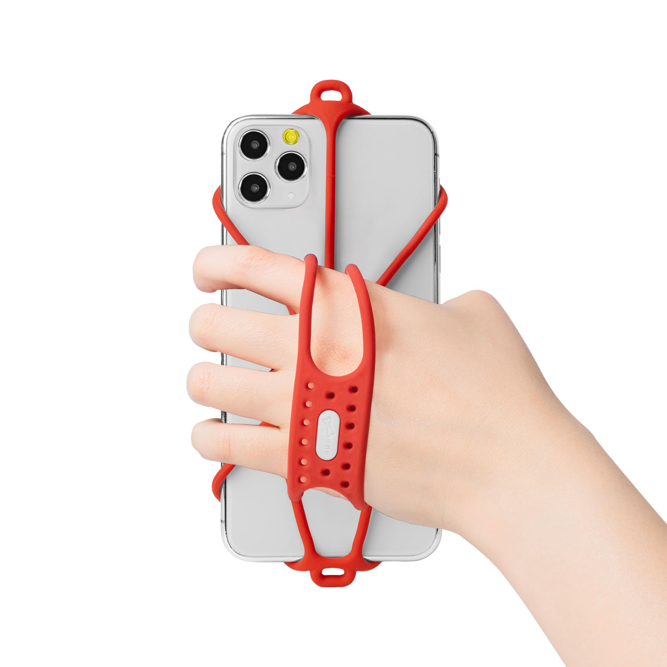 Держатель для смартфона BONE RUN TIE HANDHELD, для бега и свободного ношения, красный