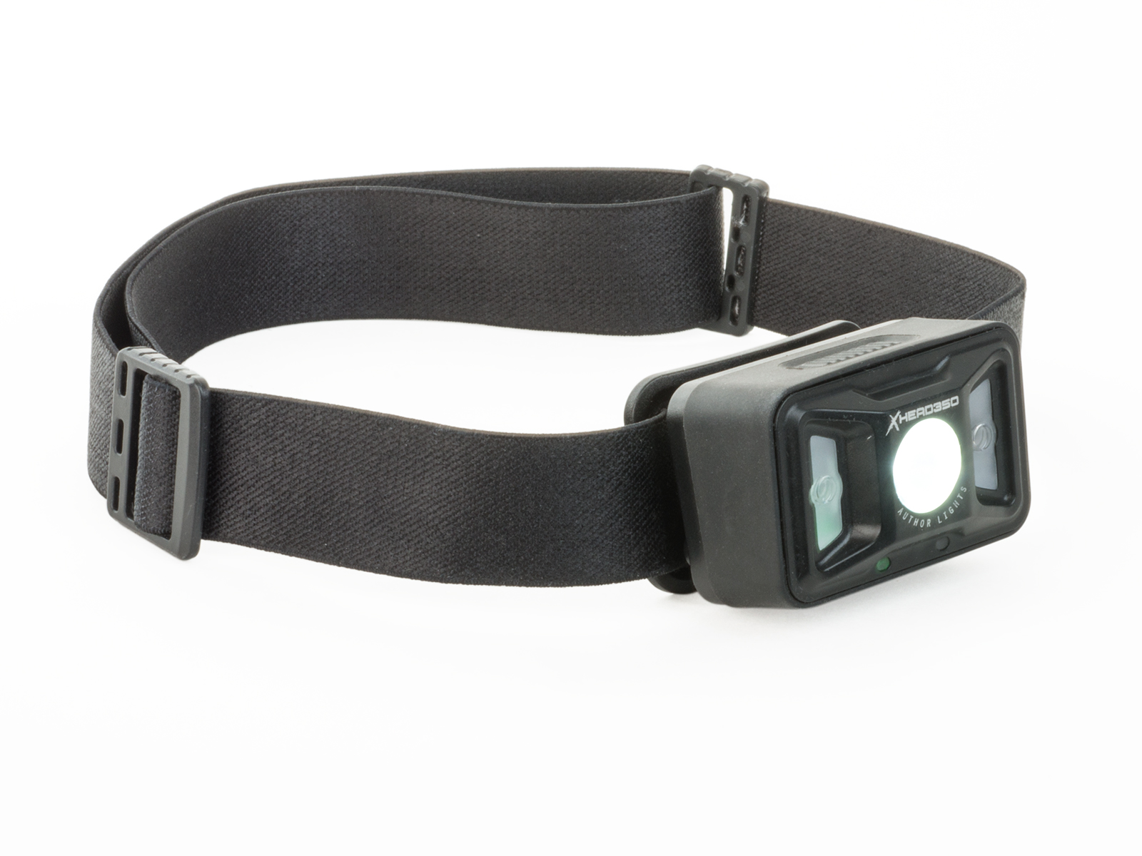 Фара на лоб 1диод CREE 350lm, 4 красных SMD 10lm, XP-G2 X-Head Silicone, LI-pol/1200mAh, 60г, AUTHOR