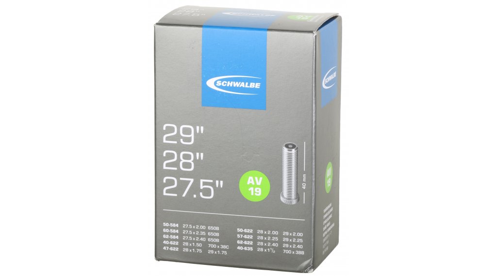 Камера велосипедная SCHWALBE AV19 27,5"-29", автониппель 40мм