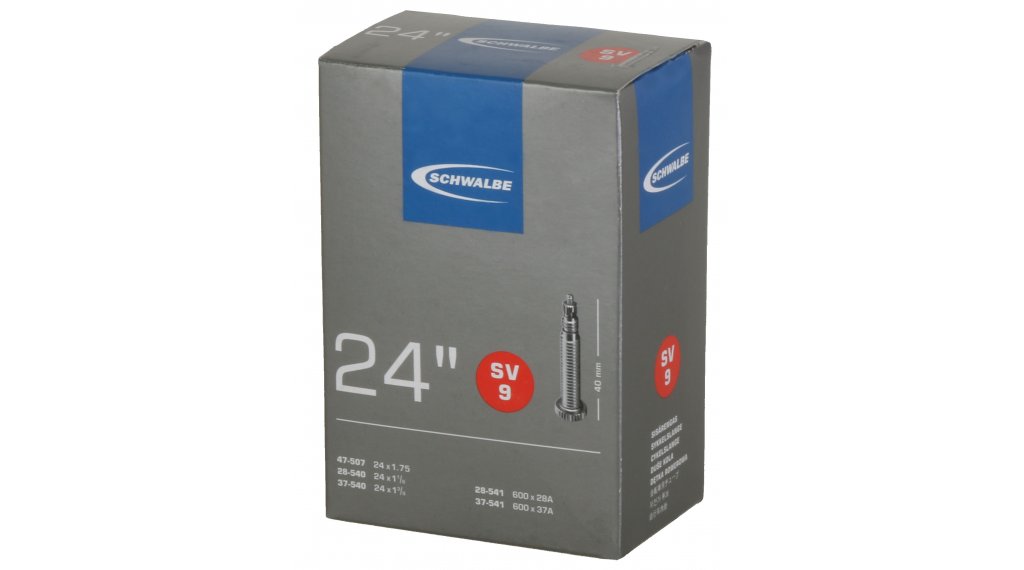 Камера велосипедная SCHWALBE SV9 24", спорт. ниппель 40мм