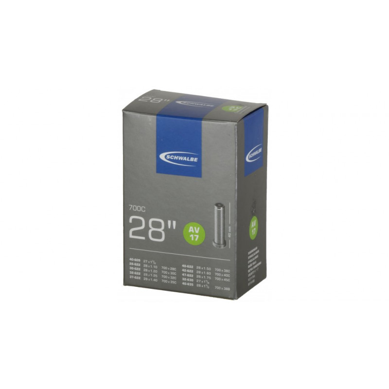 Камера велосипедная SCHWALBE AV17 28", автониппель 40мм