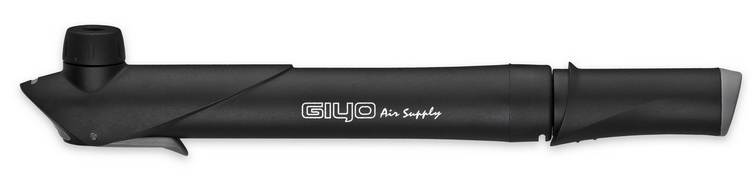 Насос велосипедный GIYO GP-47L ручной, пластик, реверс. головка, до 80PSI