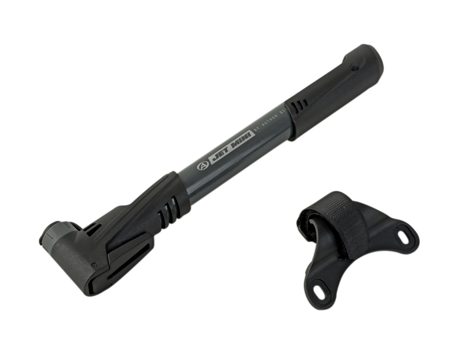 Насос  велосипедный AUTHOR AAP Jet Mini Composite, ручной, пластик,  универс. головка, до 120PSI