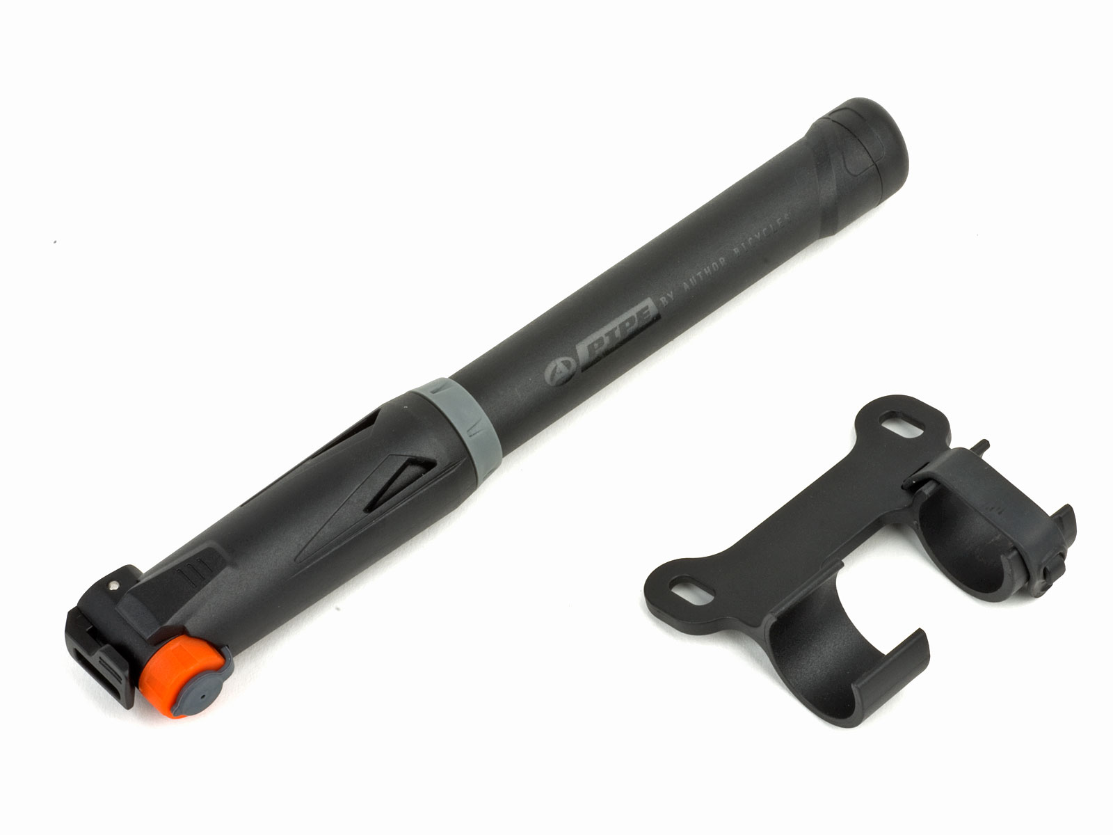 Насос велосипедный AUTHOR AAP Pipe X7, ручной, пластик,  универс. головка, до 100PSI
