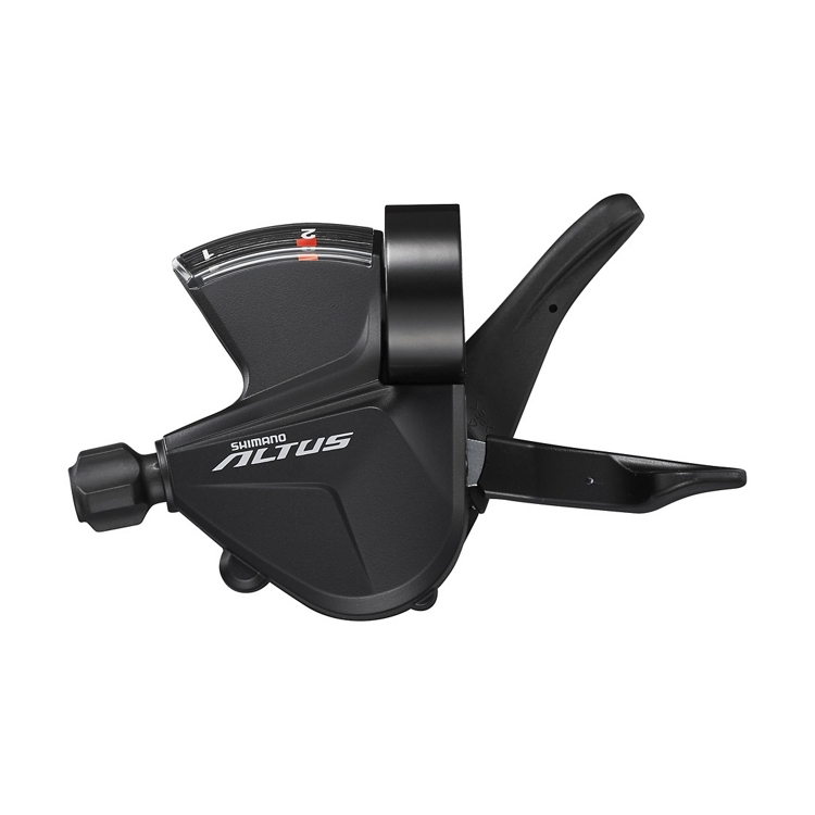Переключатель ALTUS ESLM3152LB шифтер 2скор. левый, трос 1800см, черный SHIMANO