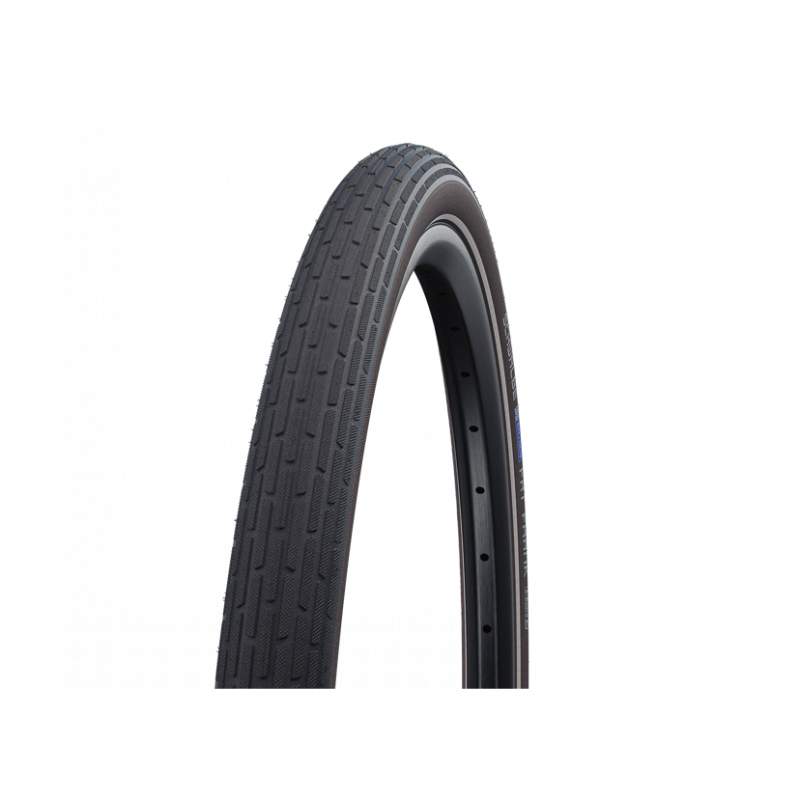 Покрышка велосипедная SCHWALBE FAT FRANK 27,5x2,35 (60-584), 50EPI, городской протектор, антипрокол., светоотр.