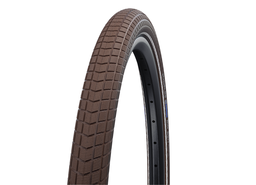 Покрышка велосипедная SCHWALBE BIG BEN 28x2,00 (50-622), 50EPI, городской протектор, антипрокол., светоотр., коричн.