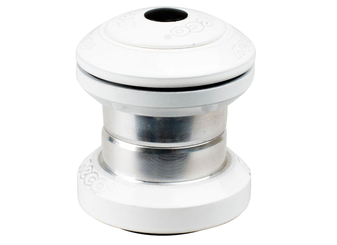 Рулевой набор 6-190382 H711AL 1-1/8" EC34/28.6 EC34/30мм внешний безрезьбовой, картридж подш, алюм чашки, черный NECO NEW