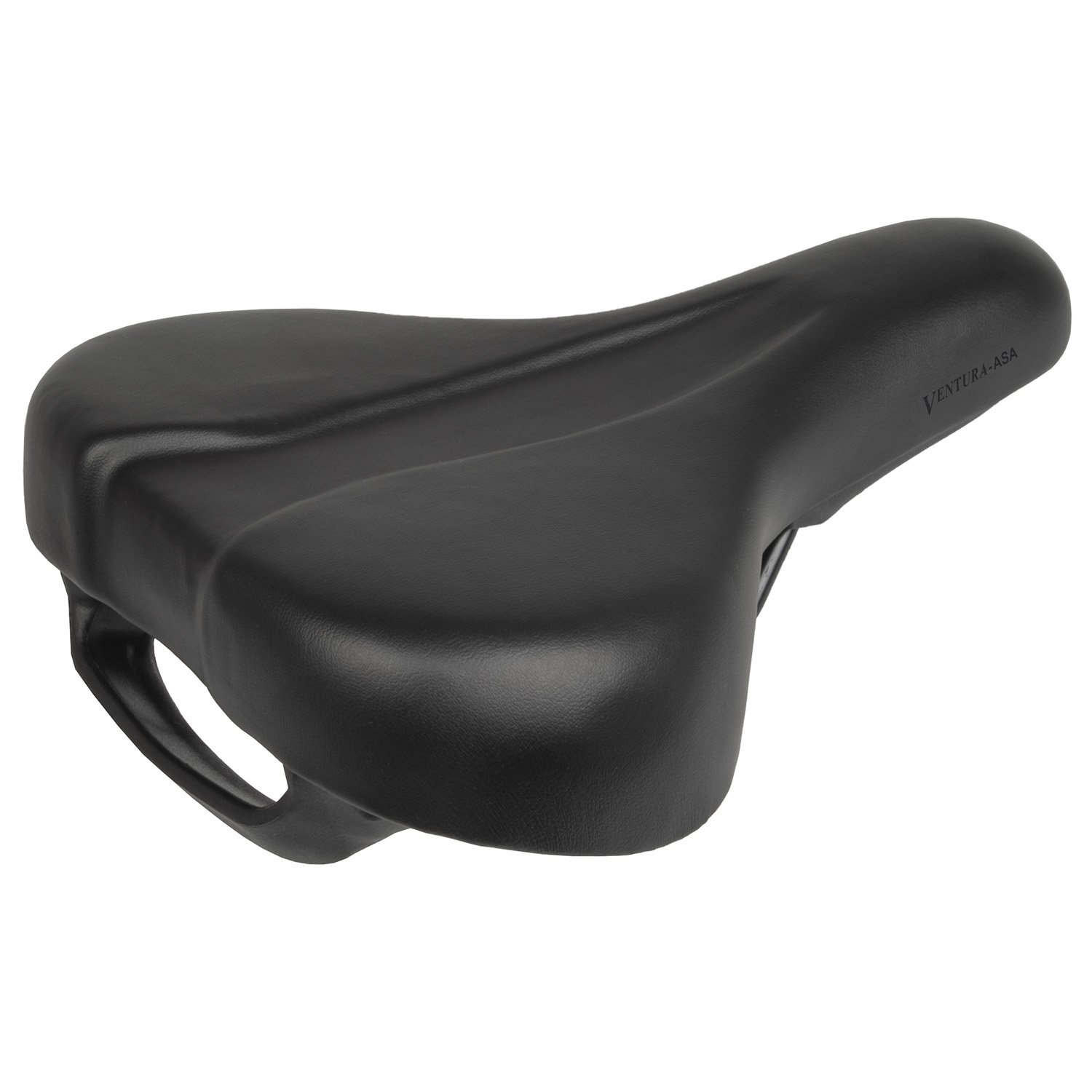 Седло велосипедное VENTURA E-GRIP комфортное, 260х200мм., с замком