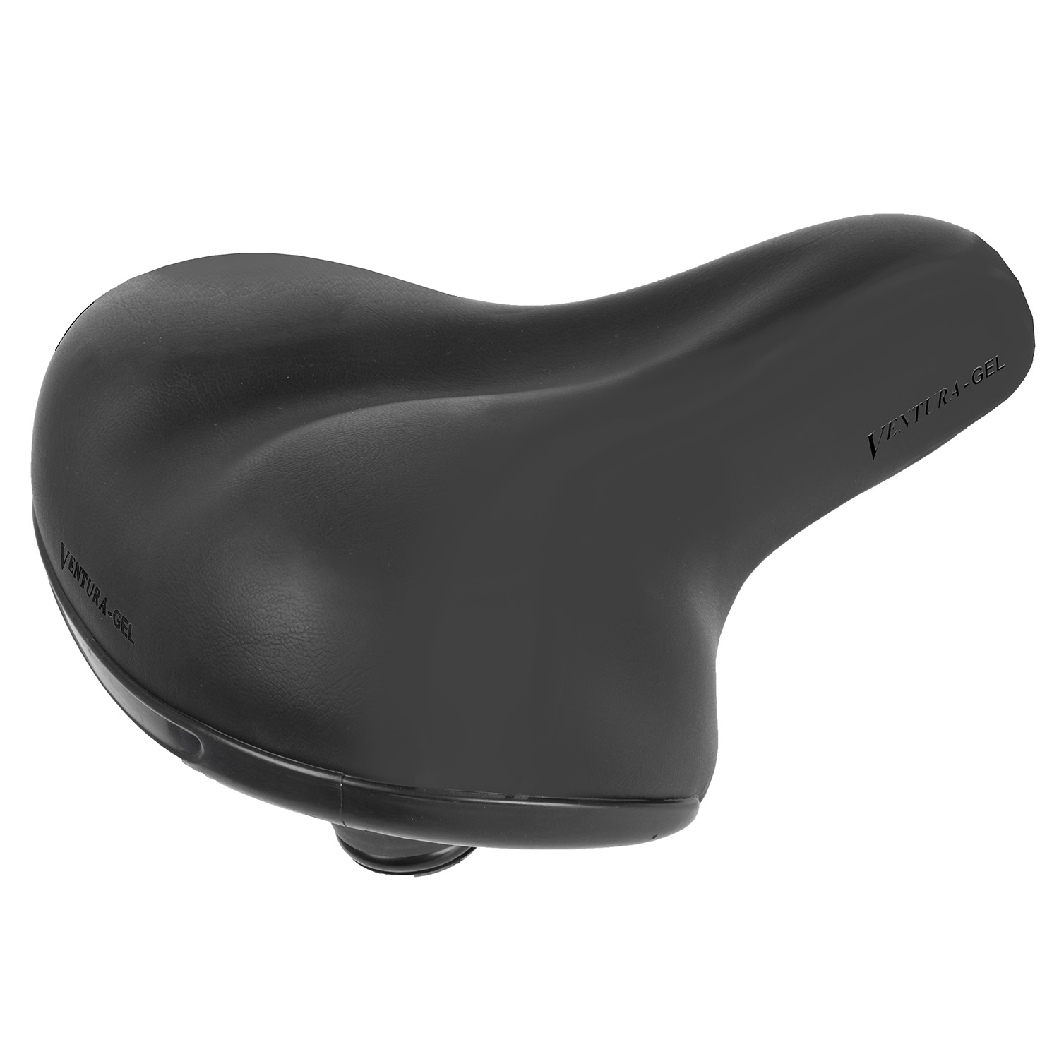 Седло велосипедное VENTURA ELASTOMER GEL C комфортное, 254х208мм., эластомер, с замком