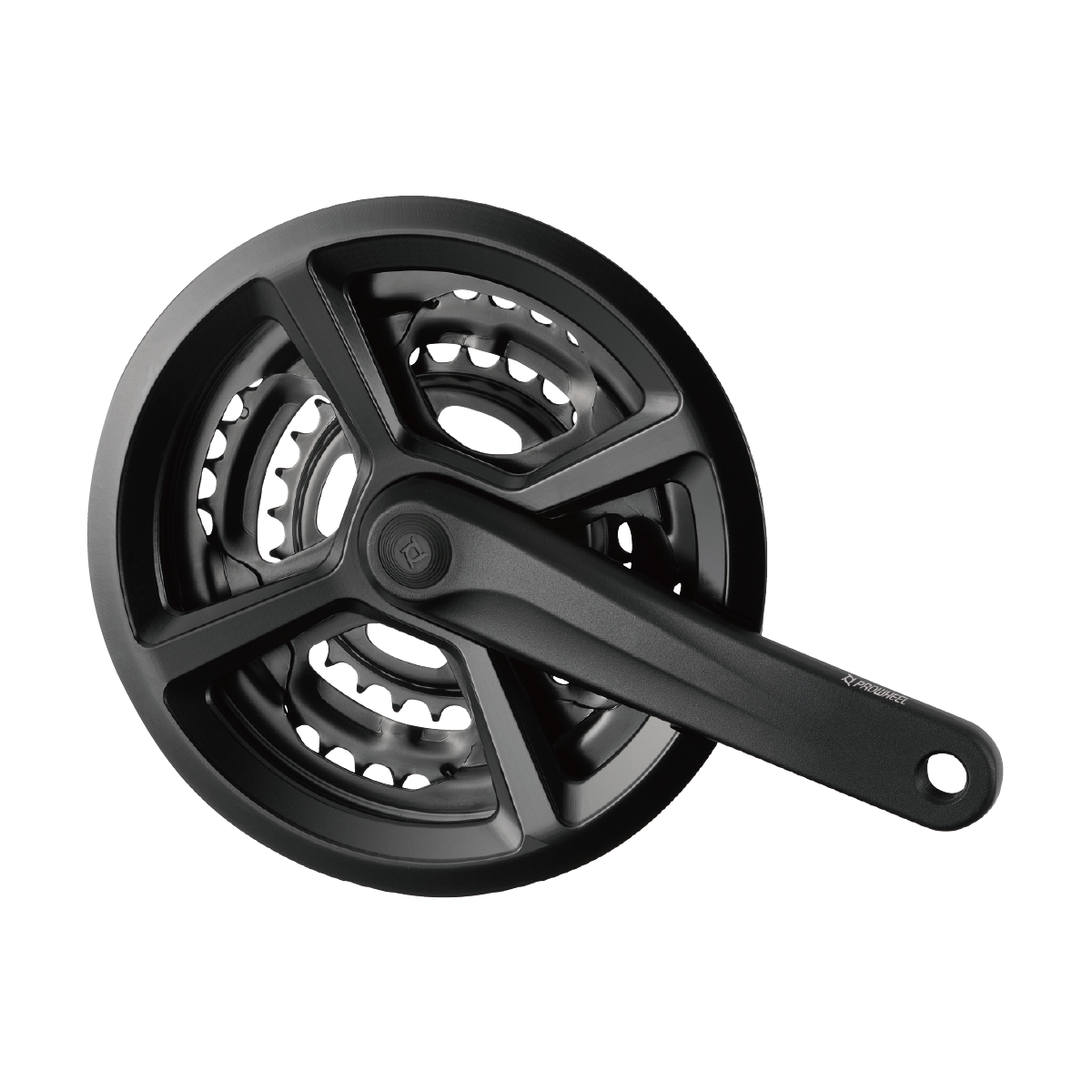 Система PROWHEEL TY-CM05, 3х7/8 передач, 28-38-48Т, шатуны 170мм, с защитой